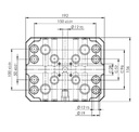 Lang Technik Quick•Point® Combo Plate 192 x 156 mm, with clamping edge