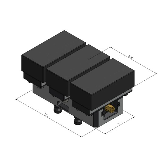 Lang Technik Profilo Center Base Jaw 77 + Spindle Length 175 mm 