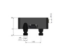 Lang Technik Centring Vice 77 Base, jaw width 77mm, length 102mm