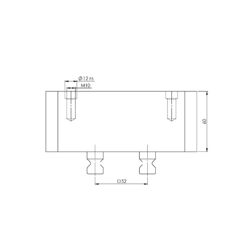 Lang Technik Quick•Point® 52, Riser, 150×116×60 mm 