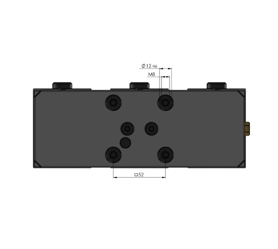Lang Technik Avanti Center Base Jaw 77 + Spindle Length 215 mm 