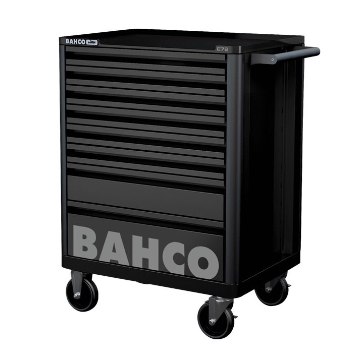 Bahco E72 takım arabası. 8 Çekmeceli takım arabası, koruyucu özel çekmece tamponlu
