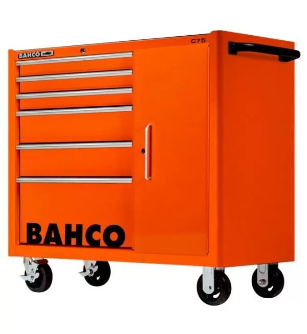 Klasik C75 takım arabası. 6 çekmeceli takım arabası