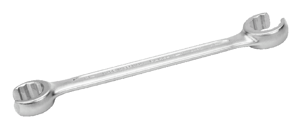 Bahco İki ağızlı, flare-nut eğimli anahtar , inç