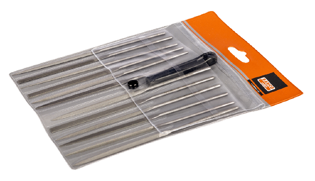 Bahco 12'li saatçi eğe seti