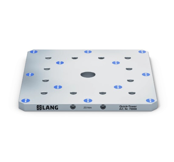 Quick•Tower Universal Base Plate, 446×446×27 mm, with bores