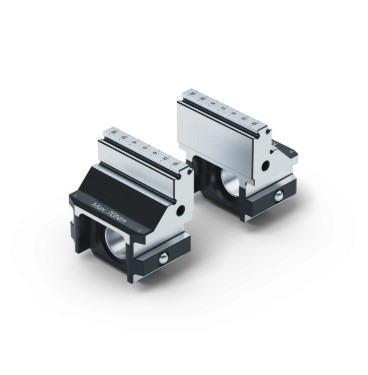 Spare Jaws without serration, for Makro•Grip® 5-Axis Vise 77, Jaw Width 46 mm (48085-46) 