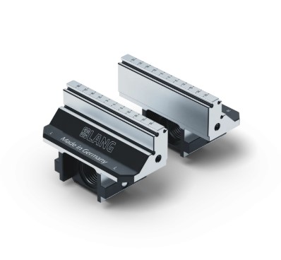 Lang Technik Spare Jaws without serration, for Makro•Grip® 5-Axis Vise 77, Jaw Width 77 mm