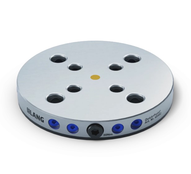 Quick•Point® Combo Round Plate Ø196mm, w/o mountimg bores