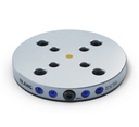 Quick•Point® Combo Round Plate Ø196mm, w/o mountimg bores