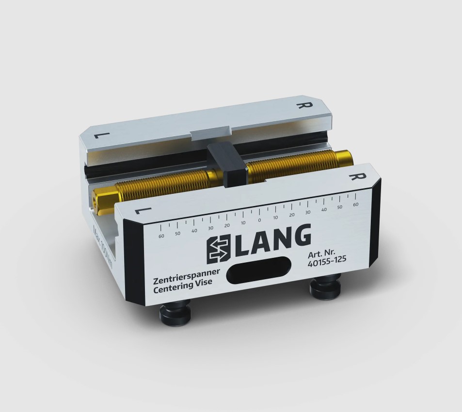 Lang Technik Centring Vice 125 Base, jaw width 125mm, length 160mm