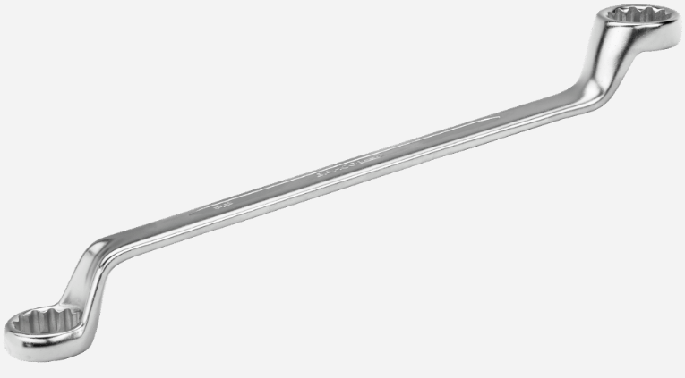 Bahco İki ağızlı yıldız anahtar, derin eğimli, inç