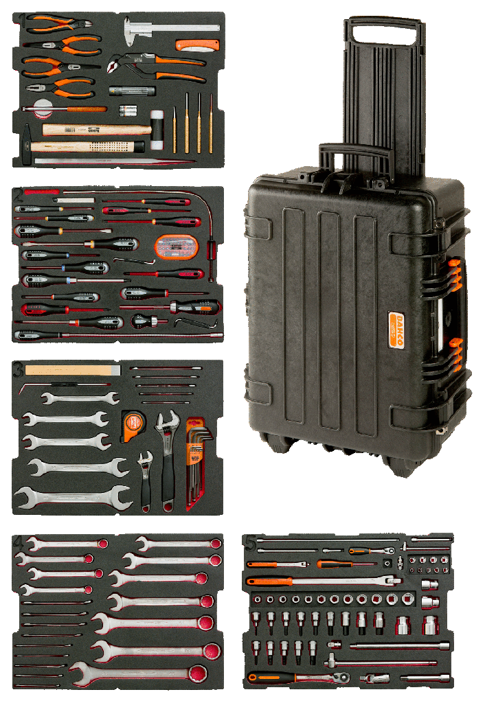 Bahco 4750RHDDW02167 çanta, rüzgar enerjisi genel amaçlı el aletleri ile