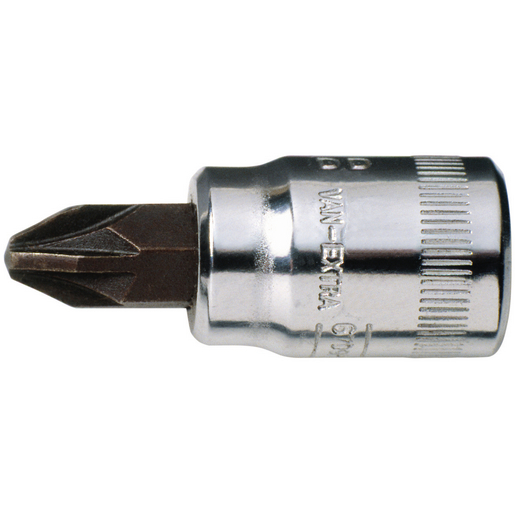 Bahco 1/4” Kare şaft lokma, pozidriv vidalar için lokma