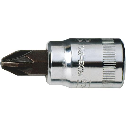 Bahco 1/4” Kare şaft lokma, pozidriv vidalar için lokma