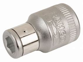 Mat Kaplamalı 1/4' Altıgen Tornavida Uçları için 3/8' Kare Sürücü Adaptörleri