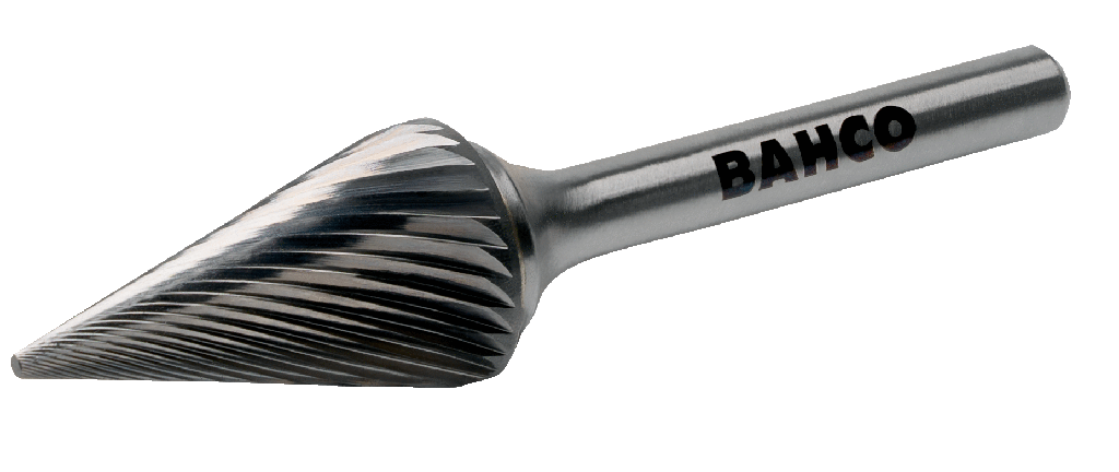 9.5 mm x 16 mm - Ø21 Sivri Burunlu Konik Başlı Karbür Döner Çapaklar 6 mm