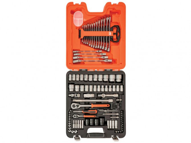 Bahco Lokma takım seti 1/4”, 1/2'' + kombine anahtar. 94 adet