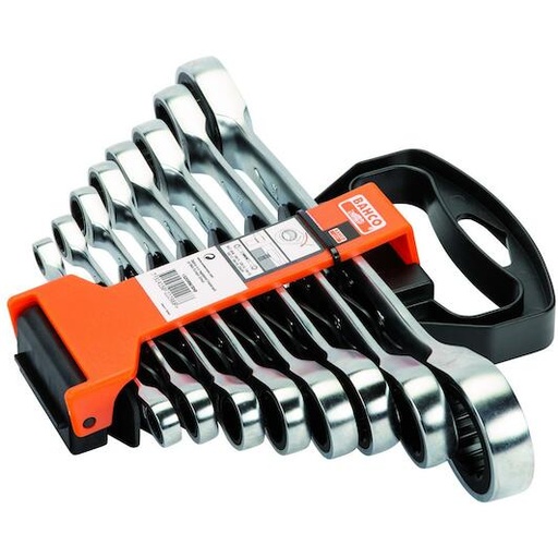 [1320RM/SH8] Bahco Cırcırlı yıldız anahtar seti