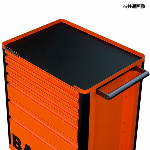 [1472K8] E72 takım arabası. 8 Çekmeceli takım arabası, koruyucu özel çekmece tamponlu