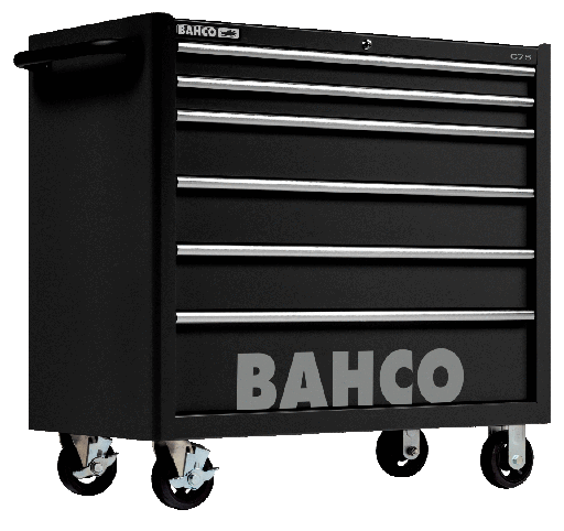 [1475KXL6BLACK] Bahco Klasik C75 takım arabası. 6 Çekmeceli takım arabası