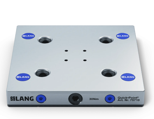 [75710] Lang Technik Quick•Point® 96 Grid Plate, 192×192×27 mm, with mounting bores for Quick•Tower 