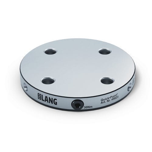 [45823] Lang Technik Quick•Point® 96 Round Plate, Ø 196×27 mm, for individual center bore