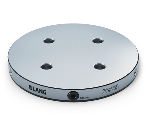 [45843] Quick•Point® 96 Round Plate, Ø 246×27 mm, for individual center bore