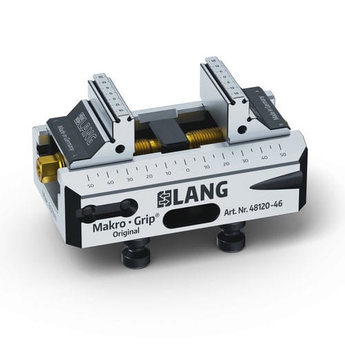 [48120-46 ] Lang Technik Makro•Grip® 5-Axis Vise 77, Jaw Width 46, Length 130 mm 