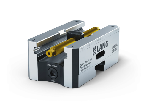 [73205-125FS] Lang Technik Makro•Grip® FS Rail 5-Axis Vice 125, jaw width 125, length 210 mm 