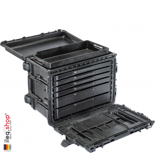 [004500-0420-110E] 0450SD4,WL/4 SHALLOW+2 DEEP DRAWERS,BLK