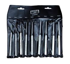[3734NS/9] Bahco zımba seti. 9 parça 2-10mm