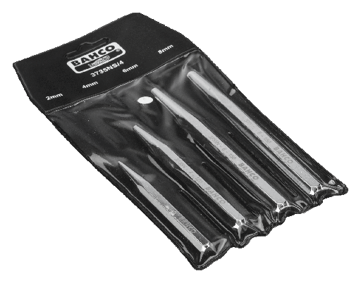 [3735NS/4] Bahco Altıgen Zımba Seti. ebat 2-4-6-8 mm