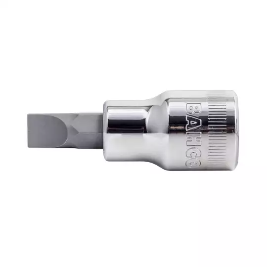[6709F-6.5] Bahco 1/4'' kare şaftlı lokma, düz vidalar için