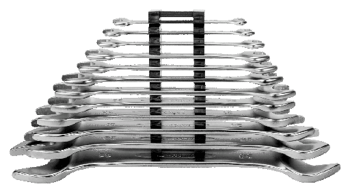 [6M/12C] Bahco Çift ağız anahtar seti, metrik