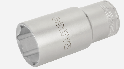 [7805SM-16] Bahco Altıgen lokma, uzun seri, 1/2” kare şaft. Çift altıgen profil, metrik ölçüler
