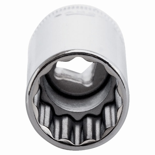 [A6800DM-10] Lokma uzun seri, 1/4” kare şaft. Yıldız, metrik ölçülerde, ince çeperli