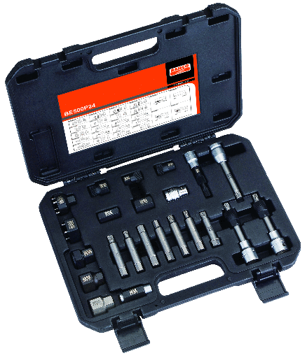 [BE500P24] Alternatör sökücü set. 24 parça