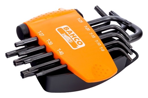 [BE-7675] TORX PLUS®, siyah allen set, 8 parça