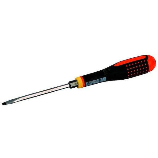 [BE-8135TB] Bahco ERGO™  düz uçlu tornavida. Oluklu vidalar için, altıgen şaft