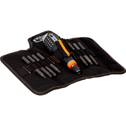 [BE-8574] ERGO™ tornavida with değiştirilebilir bıçak seti, 7 parça. Düz, Phillips ve Pozidriv, TORX® başlı vidalar için
