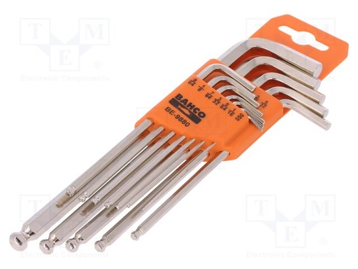 [BE-9880] Altıgen top başlı vida başları için, 12 parça