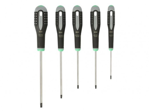 [BE-9885] Bahco ERGO™ Tornavida seti, 5 parça. TORX® vidalar için