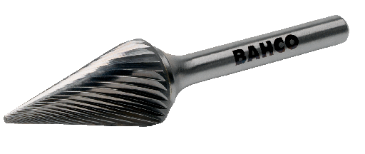 [M0310M03] Bahco 3 mm x 11 mm - Ø10 Sivri Burunlu Konik Başlı Karbür Döner Çapaklar 3 mm