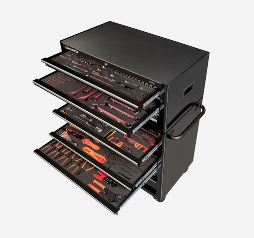 [MONSTER] Bahco Alet Arabası, Genel Amaçlı Alet Kiti - 758 Parça