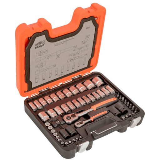 [S800] 1/2+1/4'' lokma seti,77 parça