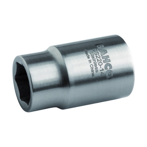 [SS210-12] Bahco Paslanmaz Çelik 1/4'' Lokma Metrik Altıgen