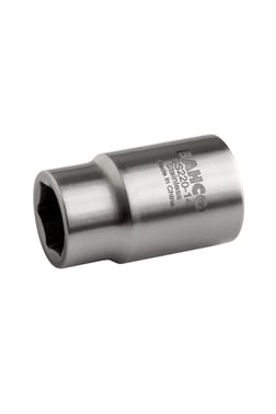 [SS210-8] Paslanmaz Çelik 1/4'' Lokma Metrik Altıgen